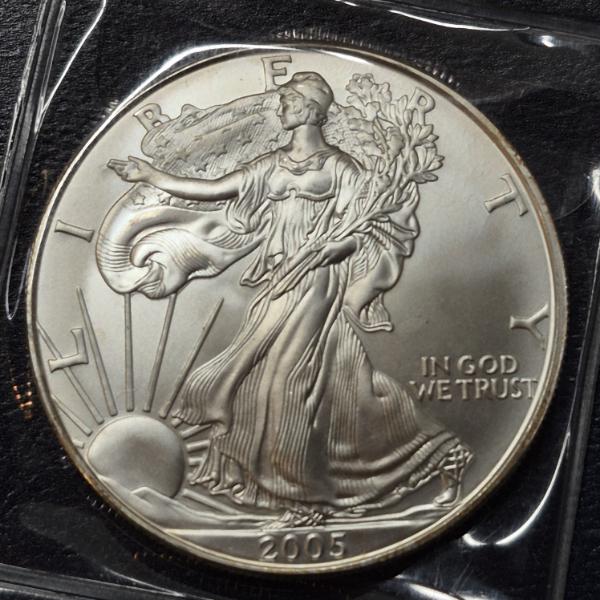 2005 United States Silver 1 Oz  .999 Eagle Uncirculated