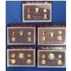 Image 1 : Lot of 5 US Mint Proof Sets, Yrs. 1985, 1985, 1987, 1987 and 1988