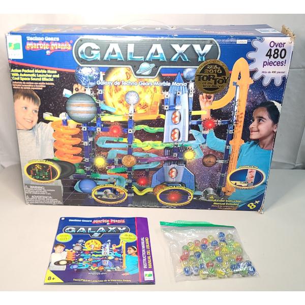 Brand New The Learning Journey Techno Gears Marble Mania Galaxy Set - Over 480 Pcs!