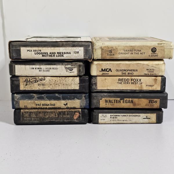 Collection of Vintage 8-Track Tapes (see description)