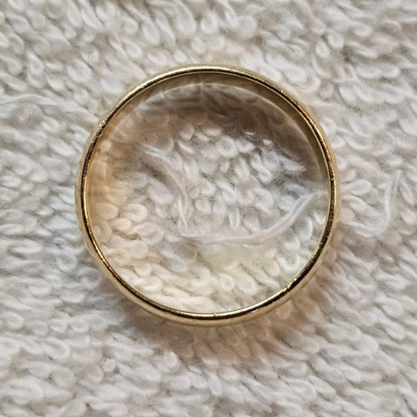 Vintage Solid 14-karat Yellow Gold Size-6 Wedding Band manufactured by Frederick Goldman, Inc. 2.3g