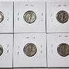 Image 10 : x10 Assorted Years United States 90% Silver Mercury Dimes - Face Value: $1.00