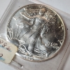 Image 2 : 1986 American Silver Eagle - First Year of Issue Key Date! - 1 oz .999 Fine Silver 