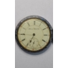 Image 2 : Silver Illinois Watch Co Size 16s 17J Open Face Pocket Watch - Working Condition - Weight: 88.2g