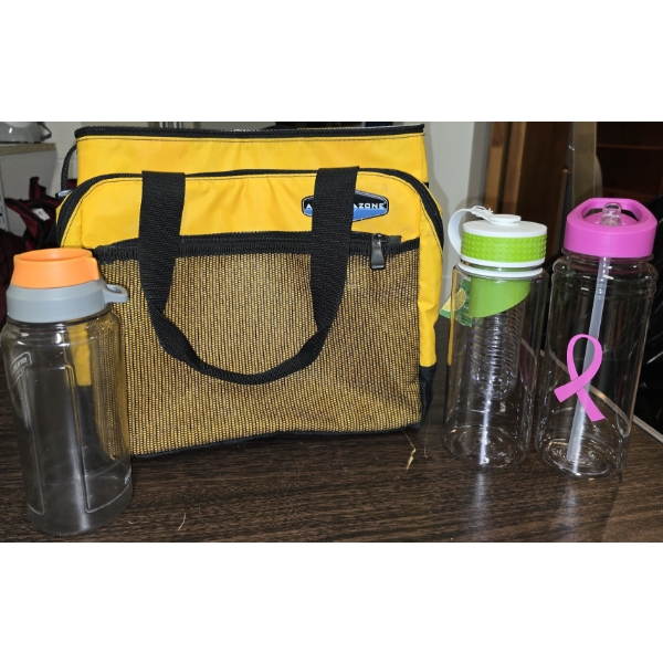 Artic Zone Soft Side Cooler with 3 Water Bottles - 13x10x12
