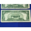 Image 6 : (2) 1953 United States Blue Seal $5 Silver Certificates