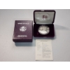 Image 1 : 1989 American Silver Eagle - 1 oz .999 Fine Silver - In Original Box with CoA