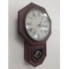 Image 3 : Antique Seth Thomas Pendulum Wooden Octagon Wall Clock - Original Label Intact