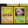 Image 3 : Five Assorted Vintage Team Rocket Set "Dark" Pokemon Trading Cards Including Weezing & Primeape