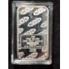 Image 3 : Nice .999 Fine Silver One Troy Ounce Bar Ft. Statue of Liberty Motif by JM - Encapsulated