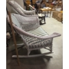 Image 3 : *Pick Up At Mantua Home-No Shipping Available* Great Condition Timeless White Wicker Rocker Chair & 