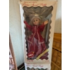 Image 2 : 2 Animated & Lighted Boxed Holiday Dolls In Like New Condition