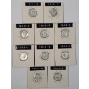 Image 1 : 
Assorted Years/Mint Marks United States Mercury 90% Silver Dimes - Face Value: $1.00
