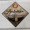 Image 1 : Vintage Pabst Andeker "The Most Expensive Taste In Beer" Diamond Shaped Frameless Mirror Sign (17")