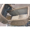 Image 3 : Antique Wicker Baby Carriage - Full Size