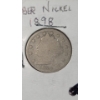 Image 6 : (2) Barber Nickels 1898 & 1902 (1) Shield Nickel 1867