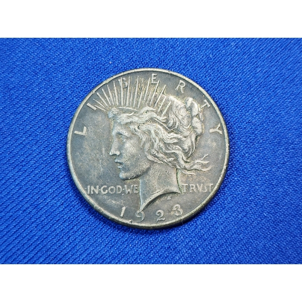 1923-S Silver Peace Dollar - 90% U.S. Silver Dollar 