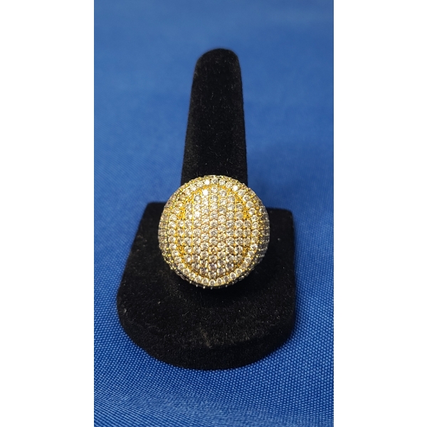 Men's Gold Plated Ring - Size 9