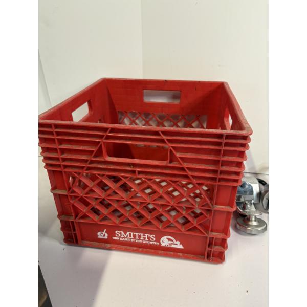 Ratchet Straps - Originally for Buses - 4 total - with Red Crate