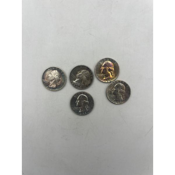 Assorted 90% Silver - Quarters - Face Value $1.25 