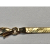 Image 3 : 14K Yellow Gold Herringbone ~24" Necklace TW: 8.9g