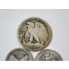 Image 6 : Three United States 90% Silver Coins: 1920 Half Dollar, 1926 & 1960 Quarters