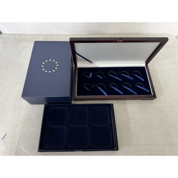 5 Coin Holders 1 Is 10 " x 5" & 4 Are 8" x 5" - Great Condition