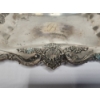 Image 2 : Gorgeous Sterling Silver Serving Tray with Engraved "B" Weighting 980g