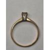 Image 4 : 14K Yellow Gold Engagment Ring - Size 6 - Weight: 1.4g