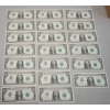 Image 1 : (20) Series 2001 Subsequential $1 Federal Reserve Notes - Face Value: $20