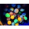 Image 1 : Jar Full of Assorted Vintage Marbles Including Several Uranium Glass Marbles! SEE THE GLOW!