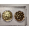 Image 7 : Five Assorted Gold Plated United States 2002 States Quarters in Nice Acrylic Display