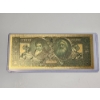 Image 2 : U.S. $2 Silver Dollars Gold Foil .99999999 - 24K Note In Protective Holder - Mint Condition
