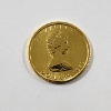 Image 4 : .9999 Fine Gold 1/10 Oz Maple Leaf Round ~ $5 Gold Coin from 1982