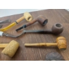Image 3 : Vintage Set Of 15 Smoking Pipes, Briar - Corn Cob - Custom