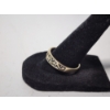Image 2 : Incredible Vintage 10K Gold Ring with Diamonds and Religious Engravings - Size 11 - TW: 3.3g