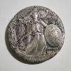 Image 1 : Perth Mint 2017 Gods of Olympus Athena 2 Oz .999 Fine Silver High Relief Coin FROM 12 COIN SET!