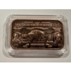 Image 1 : American Buffalo Brilliant Uncirculated One Troy Oz .999 Fine Copper Bar In Case - Mint Condition