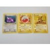 Image 1 : Three Vintage Rare Pokemon Cards: Ditto 18/62, Electrode 18/64, & Raichu 29/62