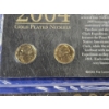 Image 2 : 2045 & 2005 Jefferson Gold-Plated Commemorative Nickels in Sealed Plastic Holders