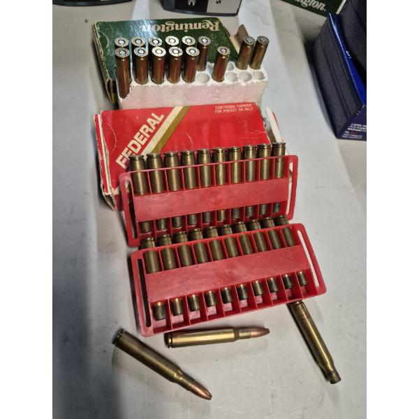 AMMO - REMMINGTON 30.06 SPRINGFIELD 150 Gr Soft Pt - 14 BULLETS / 23 SHELLS