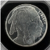 Image 1 : United States Buffalo Silver Round- One Half Troy Ounce .999 Fine Silver - Incredible Condition! 