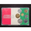 Image 1 : Nice 1988 Mexican Coin Set in Acrylic Display