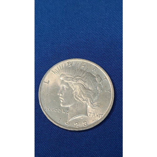 1923 90% Silver Peace Dollar 