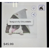 Image 5 : New KO Gray With Green Trim Small Pet Cozy Padded Teepee- Zips Flat As Well