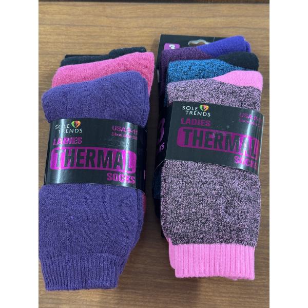 	2 Pairs Of Women's Size 9-11 Thermal Socks - Brand New In The Package			
