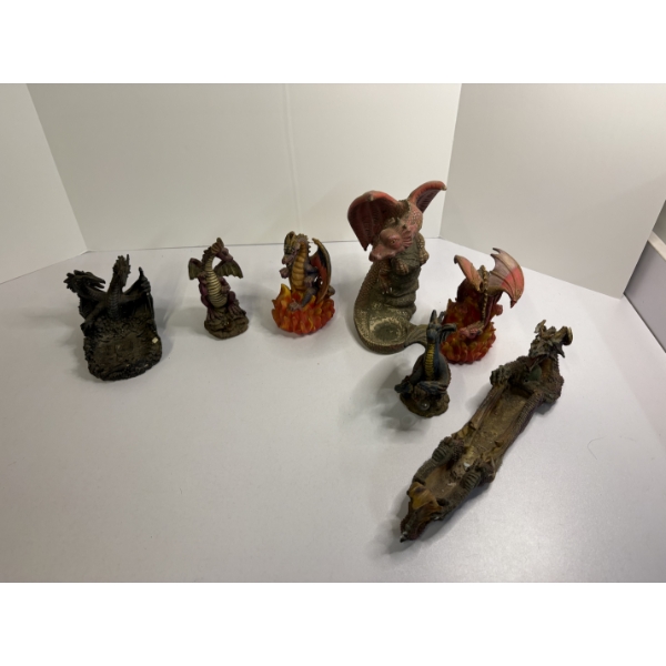 Collectible Dragons - 7 Total - K's Collection Mystic & Magic 