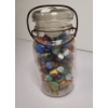 Image 3 : Large Jar Of Marbles and Rocks Ft. Several Pieces of Uranium Glass & UV Reactive Stones!