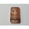 Image 2 : 1 AVDP Ounce .999 Fine Copper Bar - Walking Liberty Design - Mint Condition