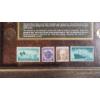 Image 9 : Peace At Last Lincoln Cent & Stamp Collection In Framed Display - Face Value: $0.14